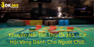 Khuyen Mai Tan Thu Ok365 Co Hoi Vang Danh Cho Nguoi Choi Moi 1